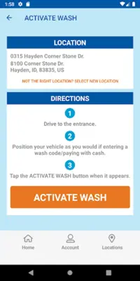 Holiday Car Wash Club android App screenshot 1